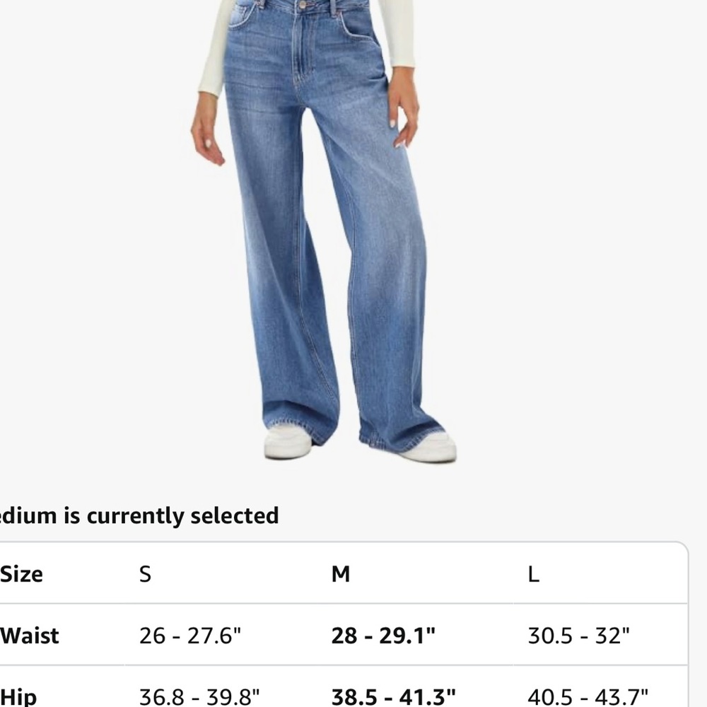 Blue Flare Wide Leg Jeans with Classic Style